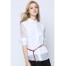 White Long Sleeves Button Down Shirt