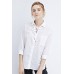 White Band Pocket Button Down Shirt