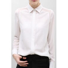 White Long Sleeves Button Shirt