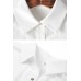 White Contrast Collar Shirt