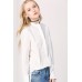 White Bow Sleeves Shirt