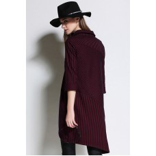 Burgundy Striped Shirt