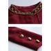 Burgundy Beaded Shirt