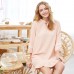 Pink Half Sleeves Cotton Nightgown