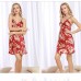 Burgundy Floral Spaghetti Chemise