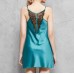 Green Lace Spaghetti Chemise