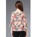 Floral Print three Quarters Length Sleeves Shirt