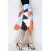 Geometrical Print Skirt